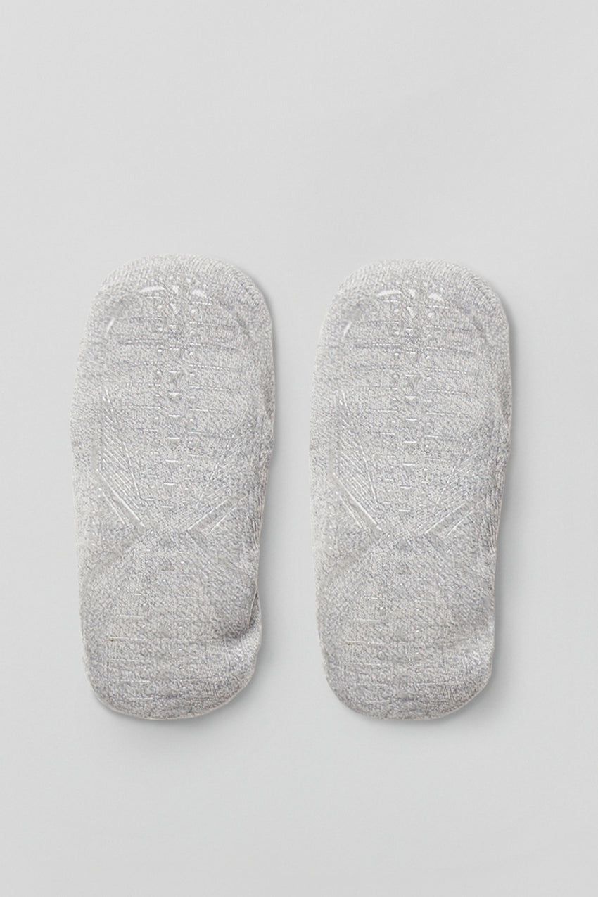 Women's Pivot Barre Sock - Athletic Heather Grey