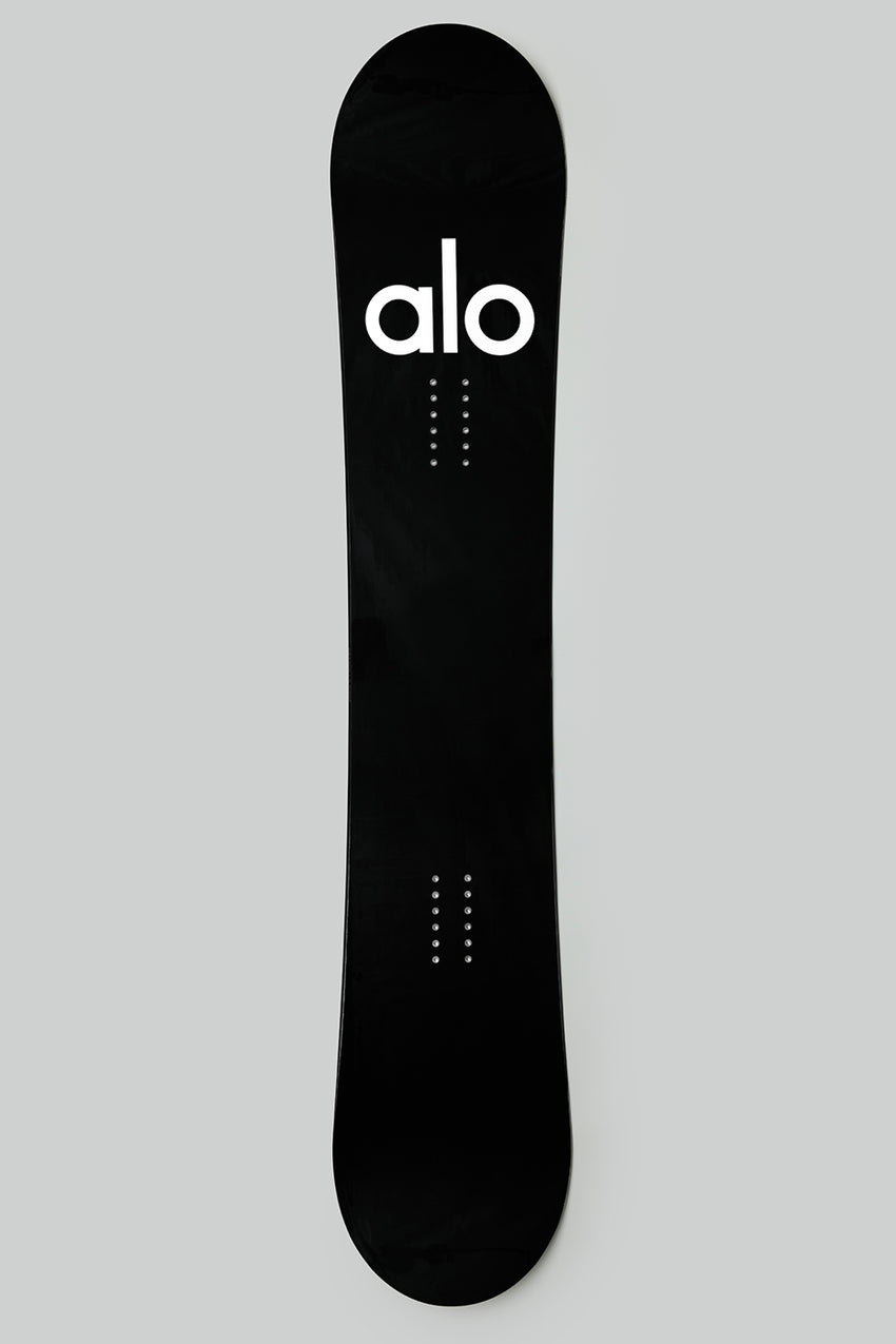 ALO Glacier Snowboard - Black/White