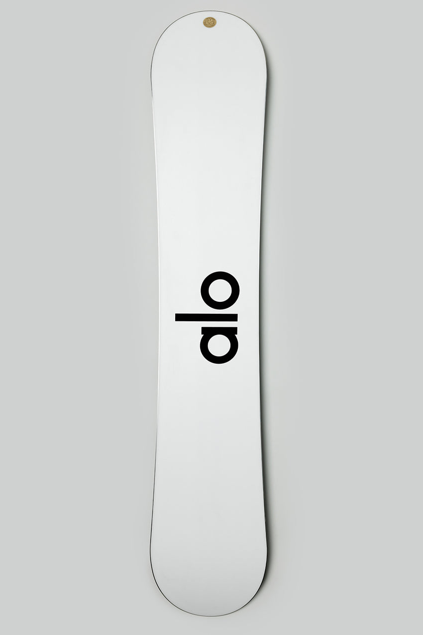 ALO Glacier Snowboard - Black/White