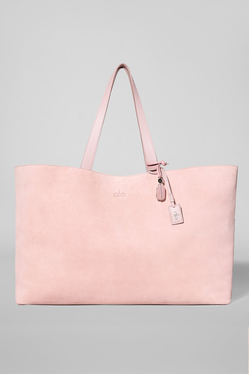 ALO Tranquility Tote - Pink Champagne Suede