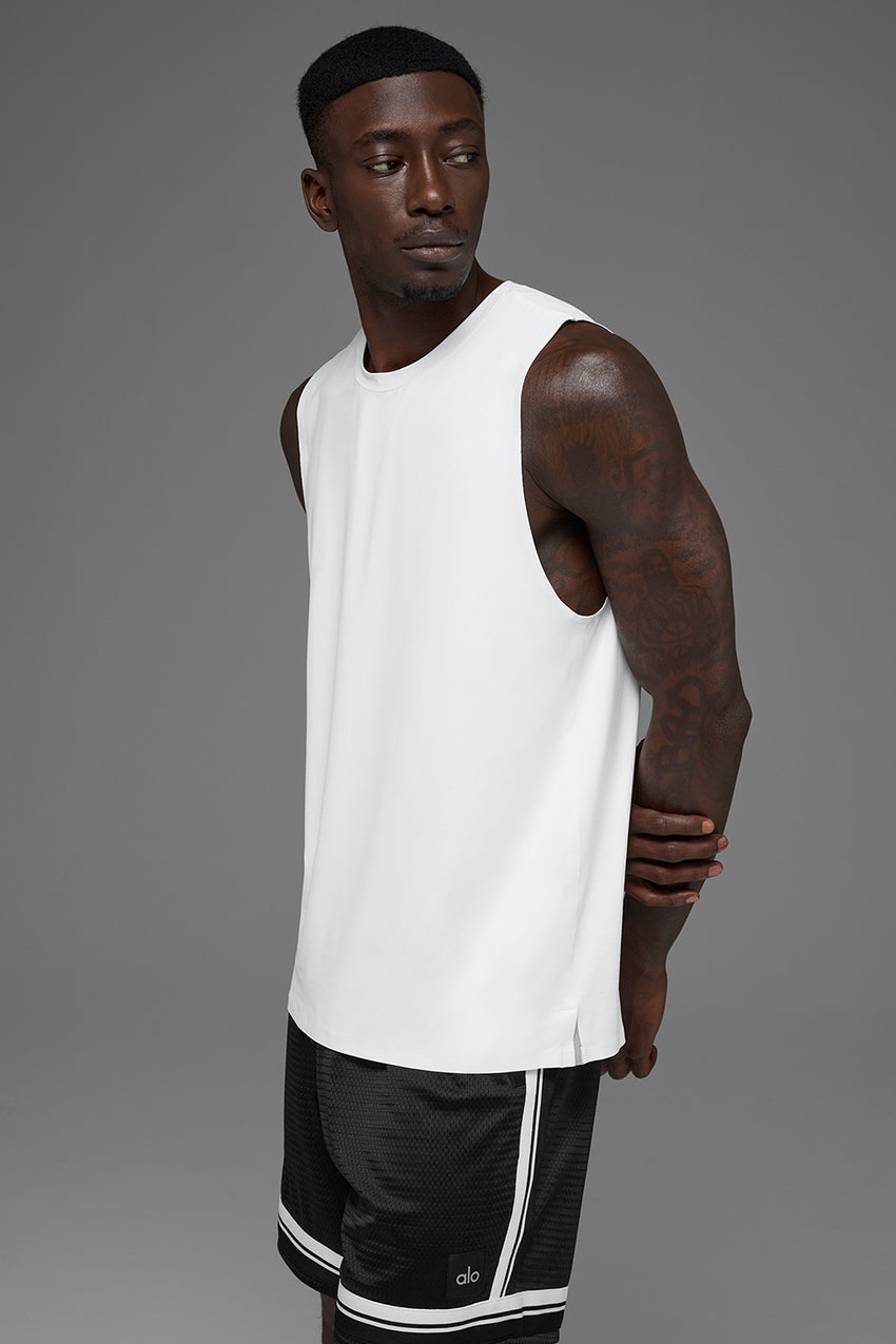 Idol Muscle Tank - White