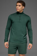 Conquer 1/4 Zip Reform Long Sleeve - Clover Green