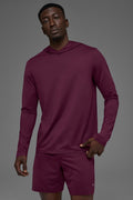 Conquer Reform Long Sleeve With Hood - Burgundy