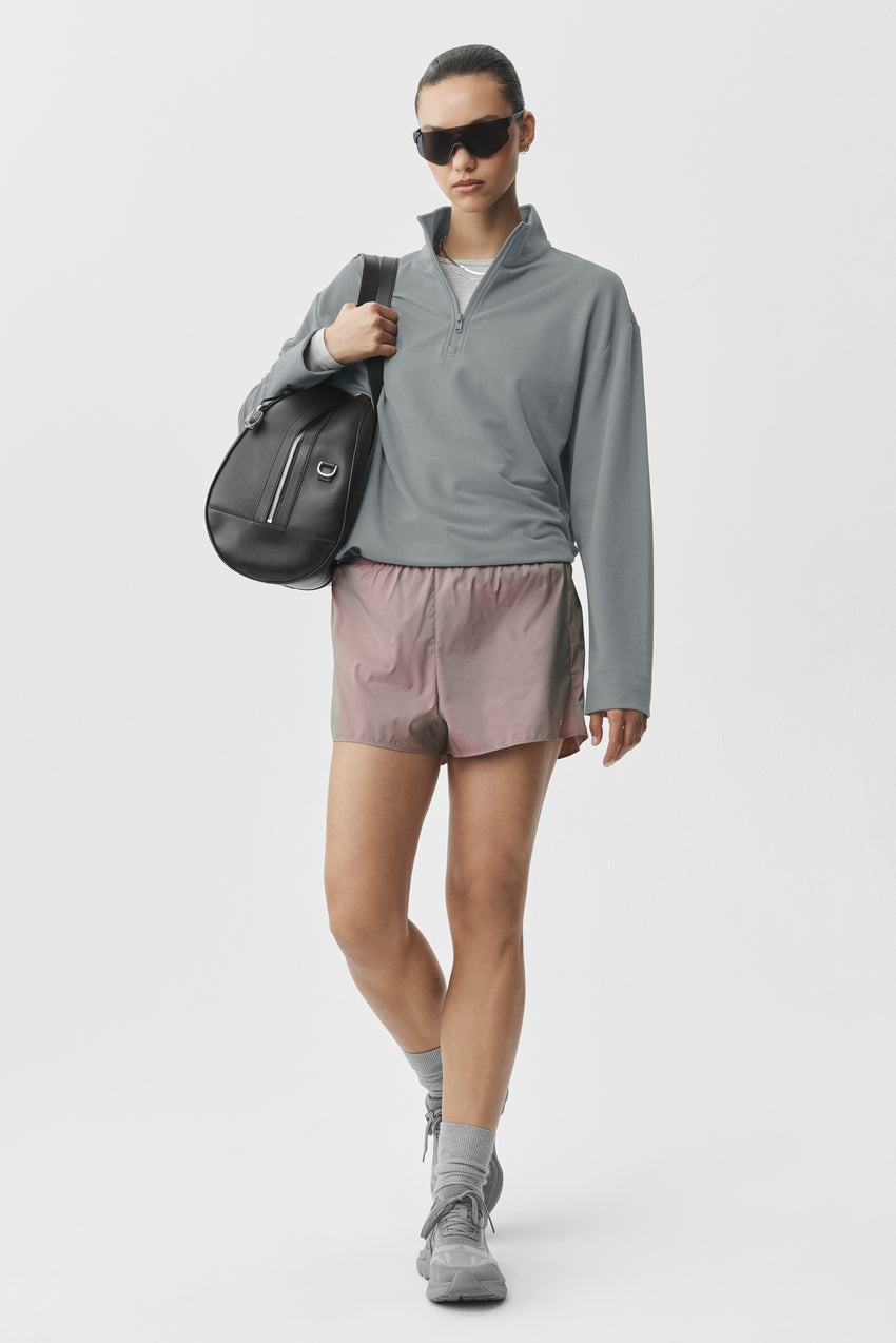 Double Take Long Sleeve 1/4 Zip - Monument