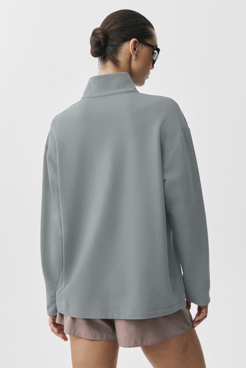 Double Take Long Sleeve 1/4 Zip - Monument