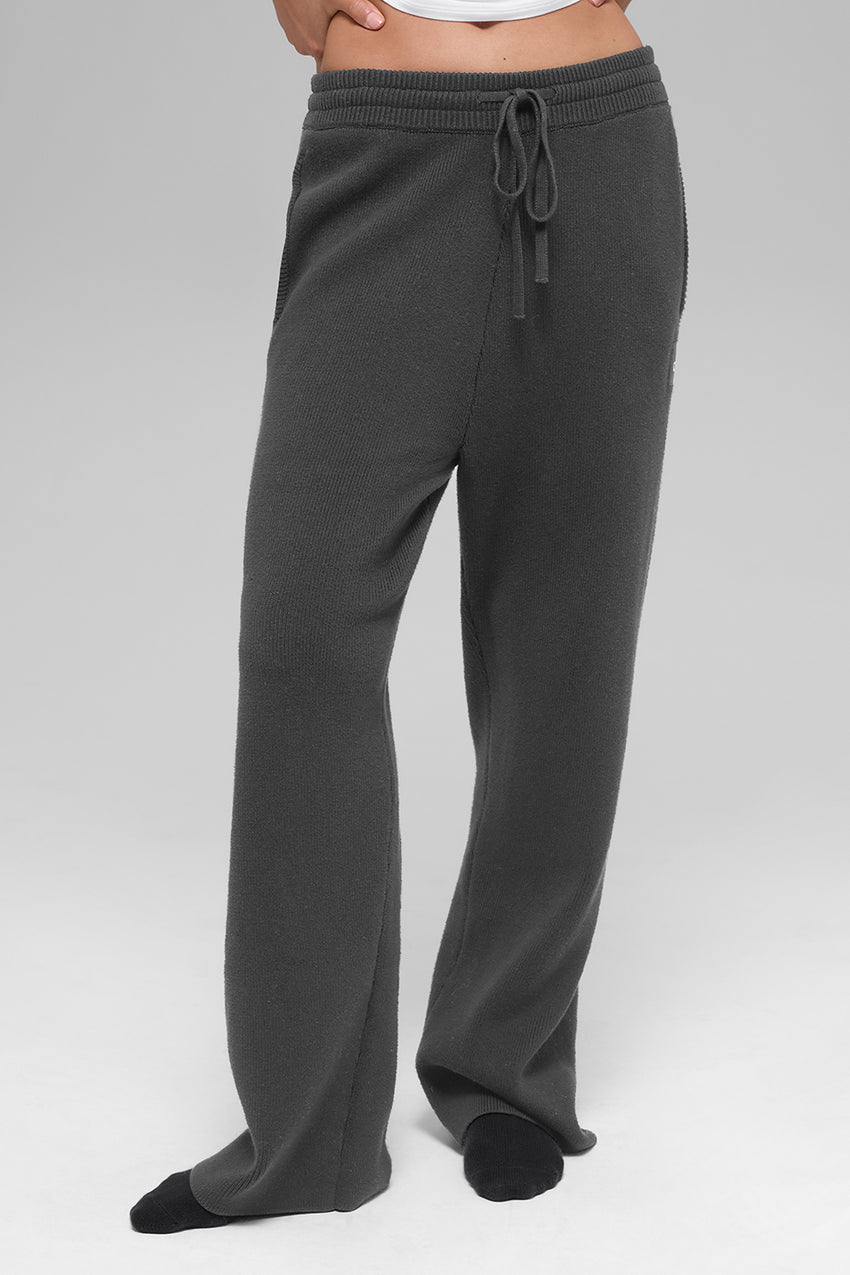 Scholar Straight Leg Sweatpant - Anthracite