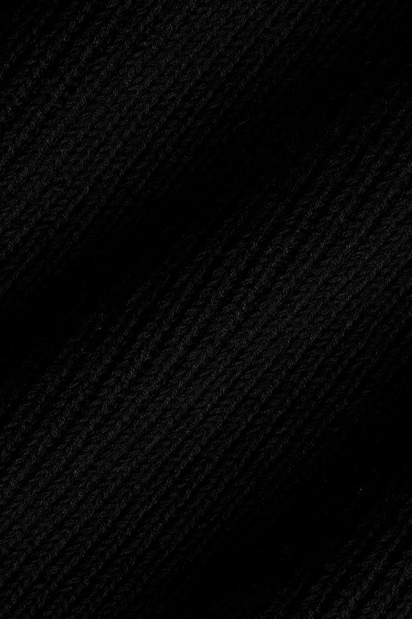 Domain Rib Knit Sweatpant - Black