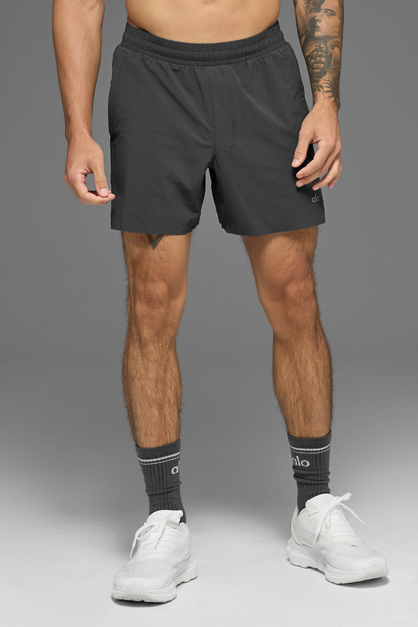 5" Traction Running Short - Anthracite
