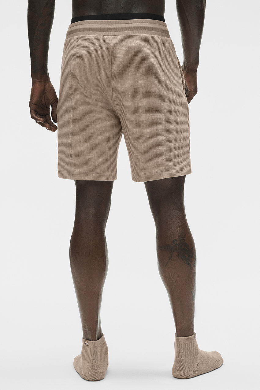 7" Waffle Lounge Short - Gravel