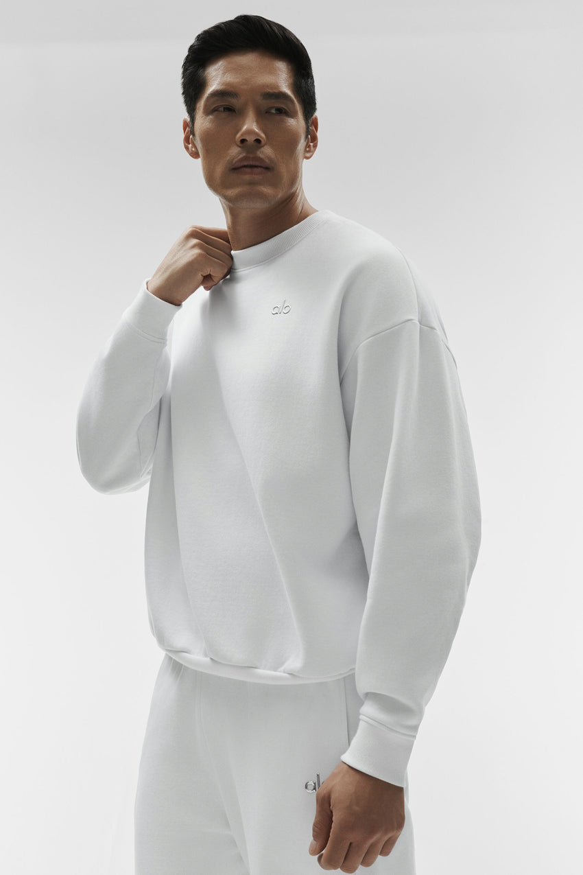 Accolade Crew Neck Pullover - White