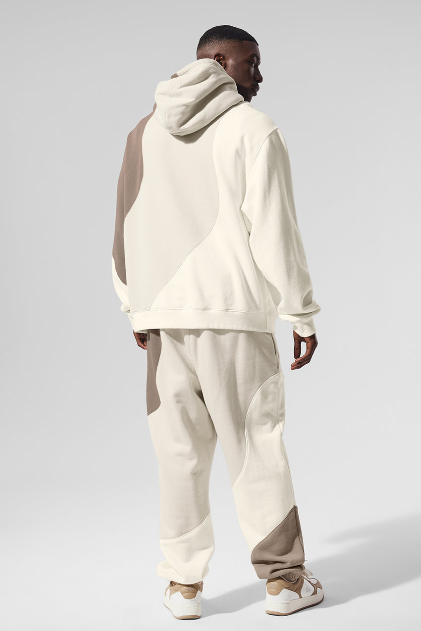 Make Waves Hoodie - Ivory/Bone/Gravel