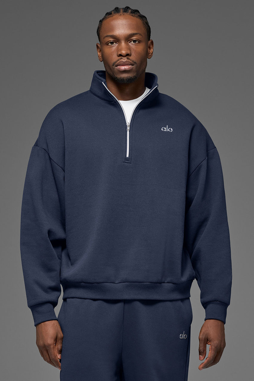 Accolade 1/4 Zip Pullover - Navy
