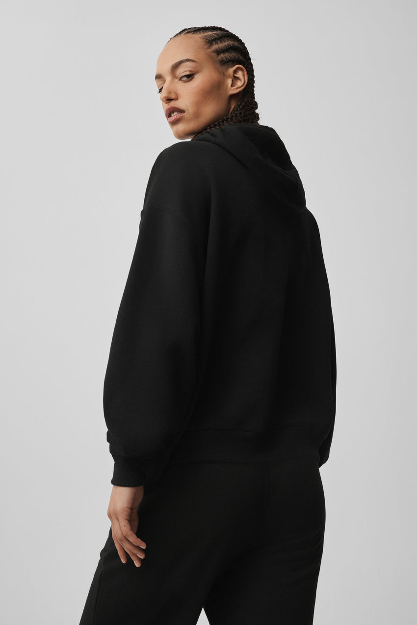 Accolade Full Zip Hoodie - Black