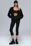 Renown Heavy Weight Full Zip Hoodie - Black