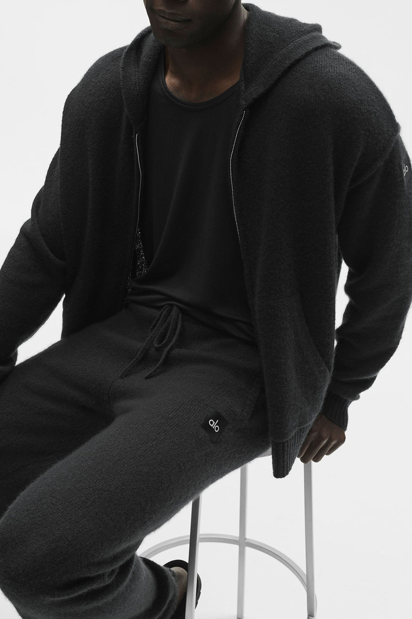 Wool Cashmere New Class Sweatpant - Black
