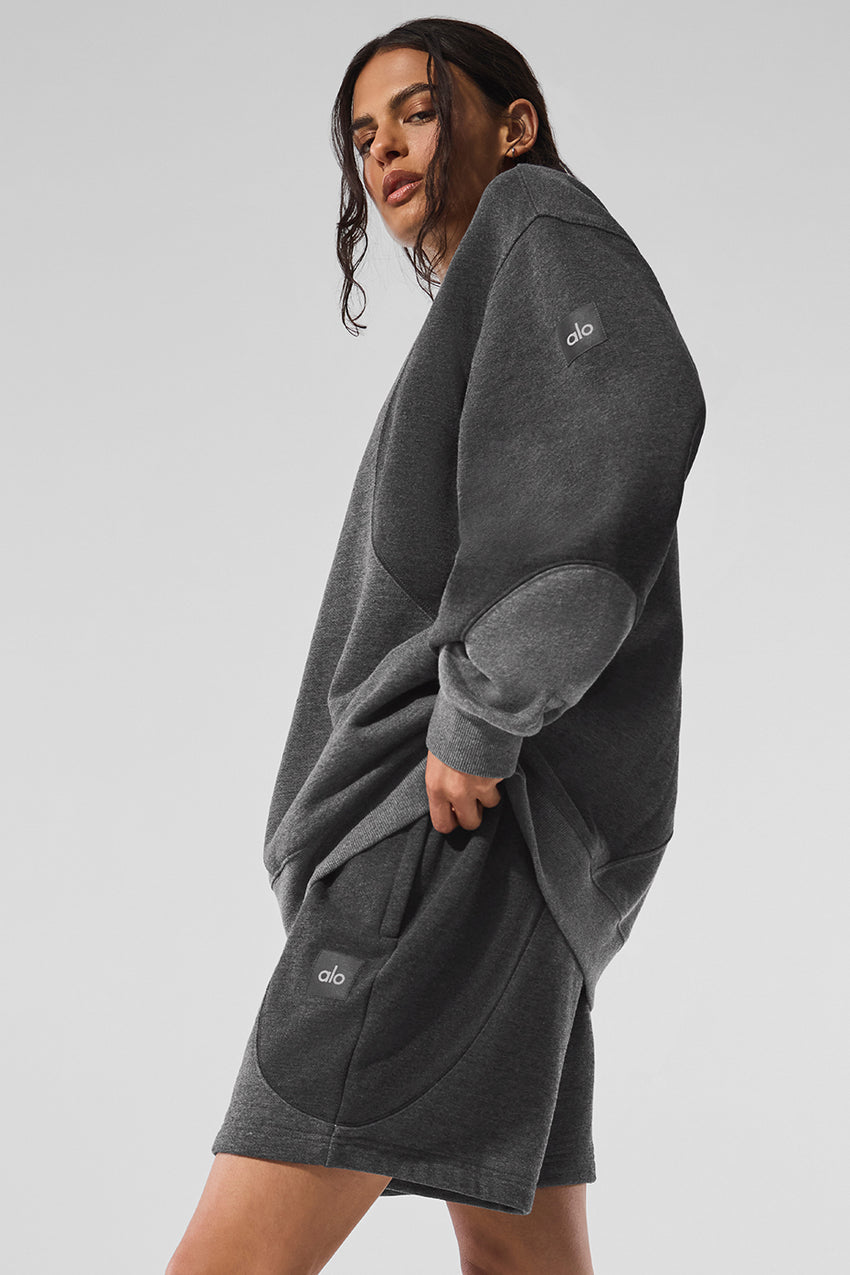 7" Make Waves Short - Dark Heather Grey Tonal