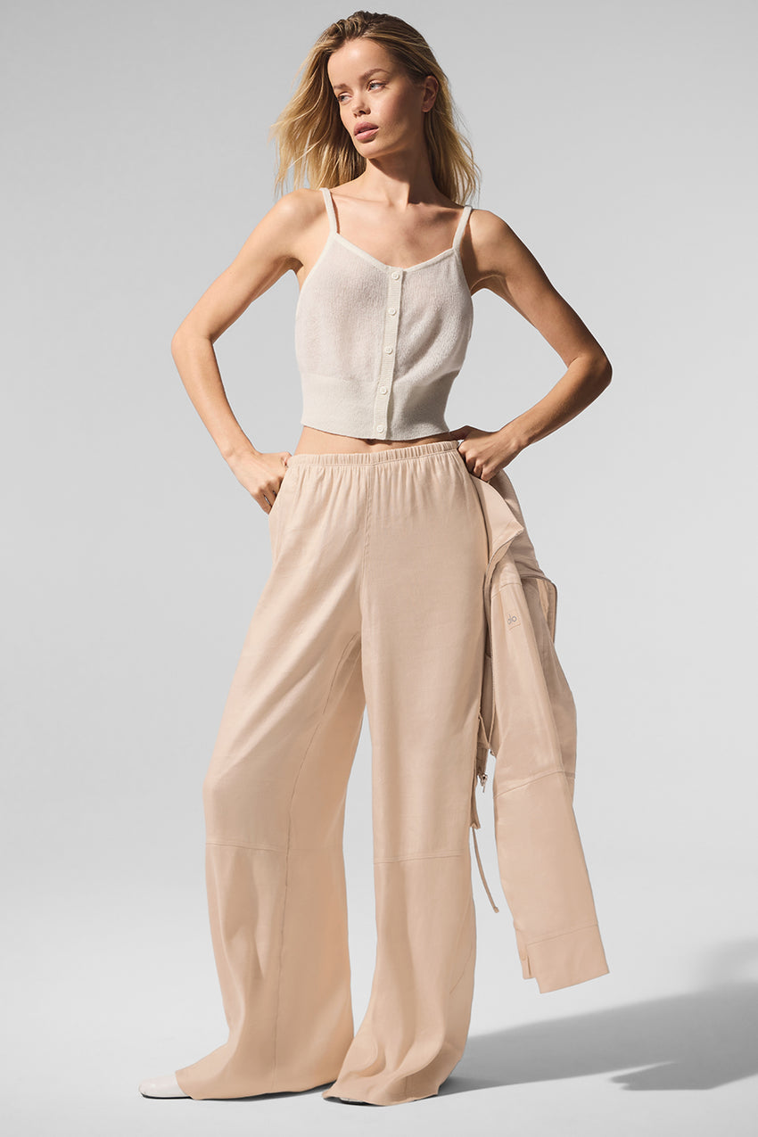 Sheer Cashmere Tank - Ivory