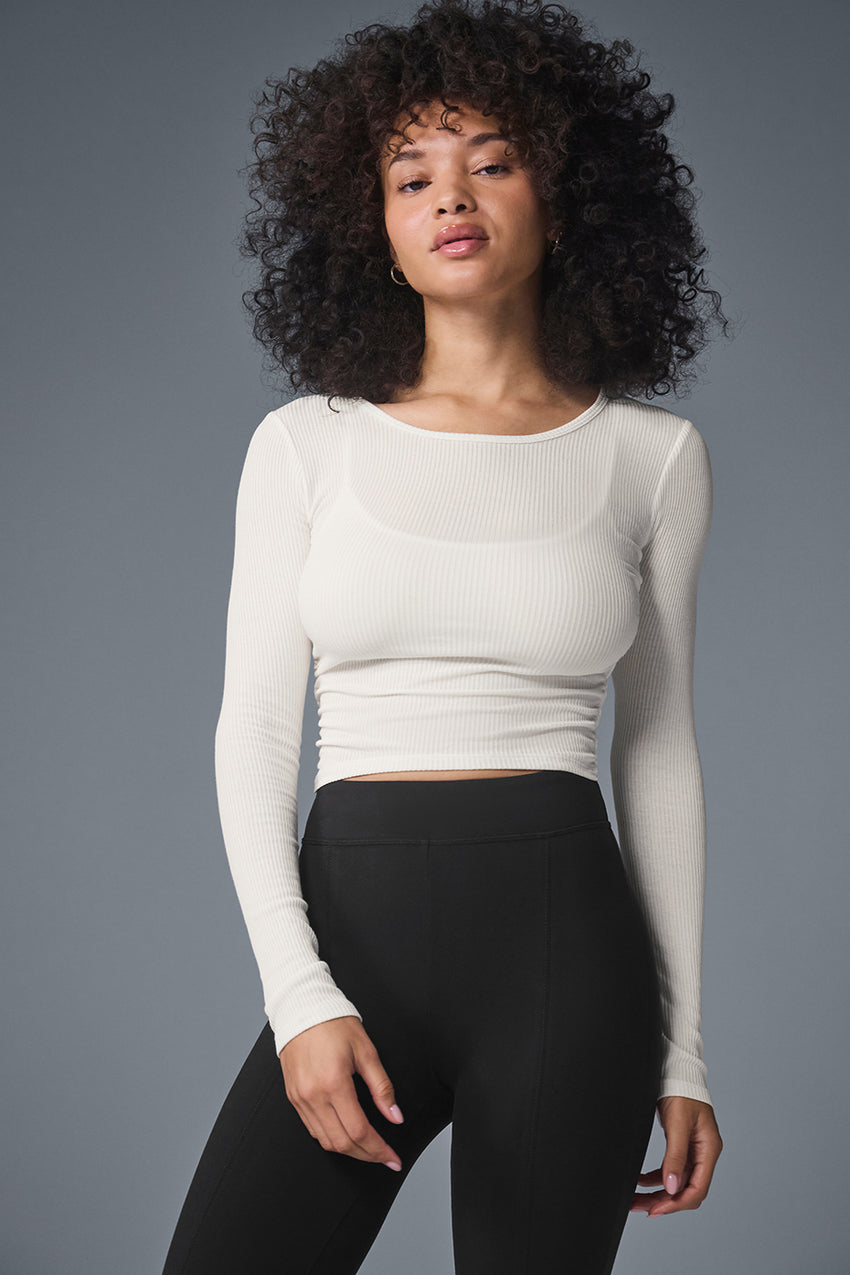 Gather Long Sleeve - Ivory