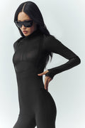 Airlift Winter Warm Mesh Ski Time Long Sleeve - Black