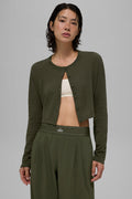 Supernatural Sweater Cardigan - Green Olive
