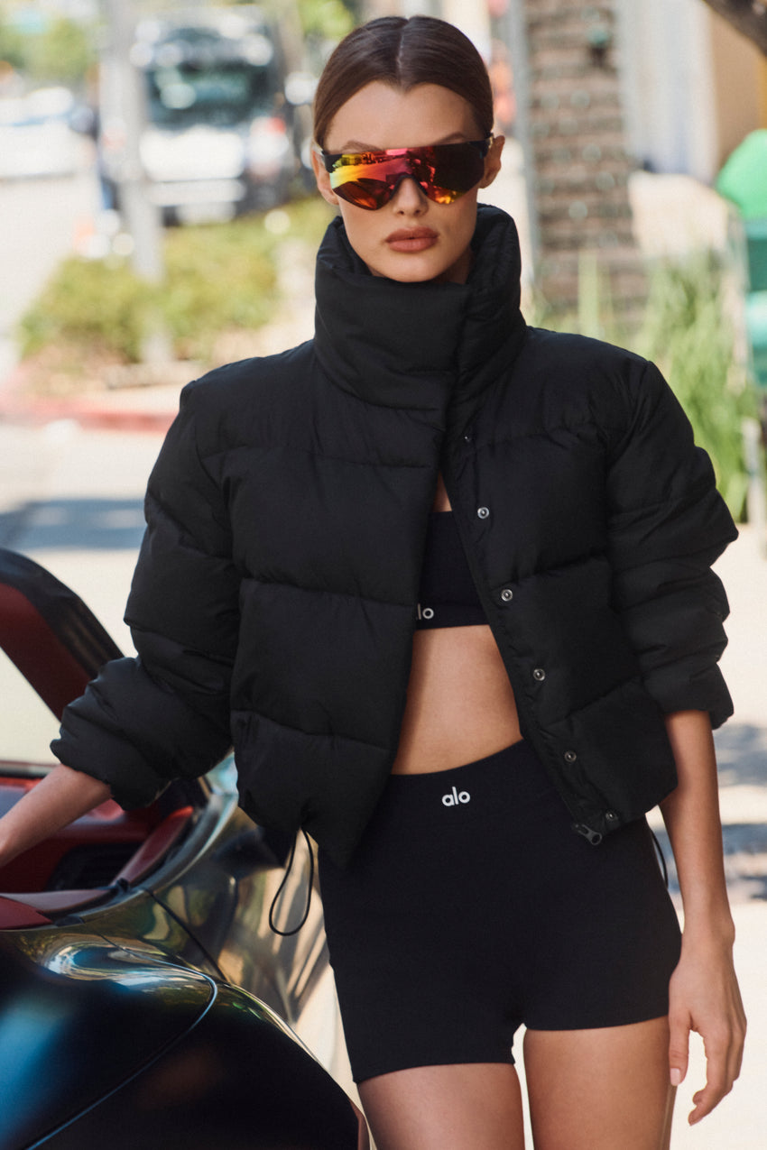 Gold Rush Puffer - Black