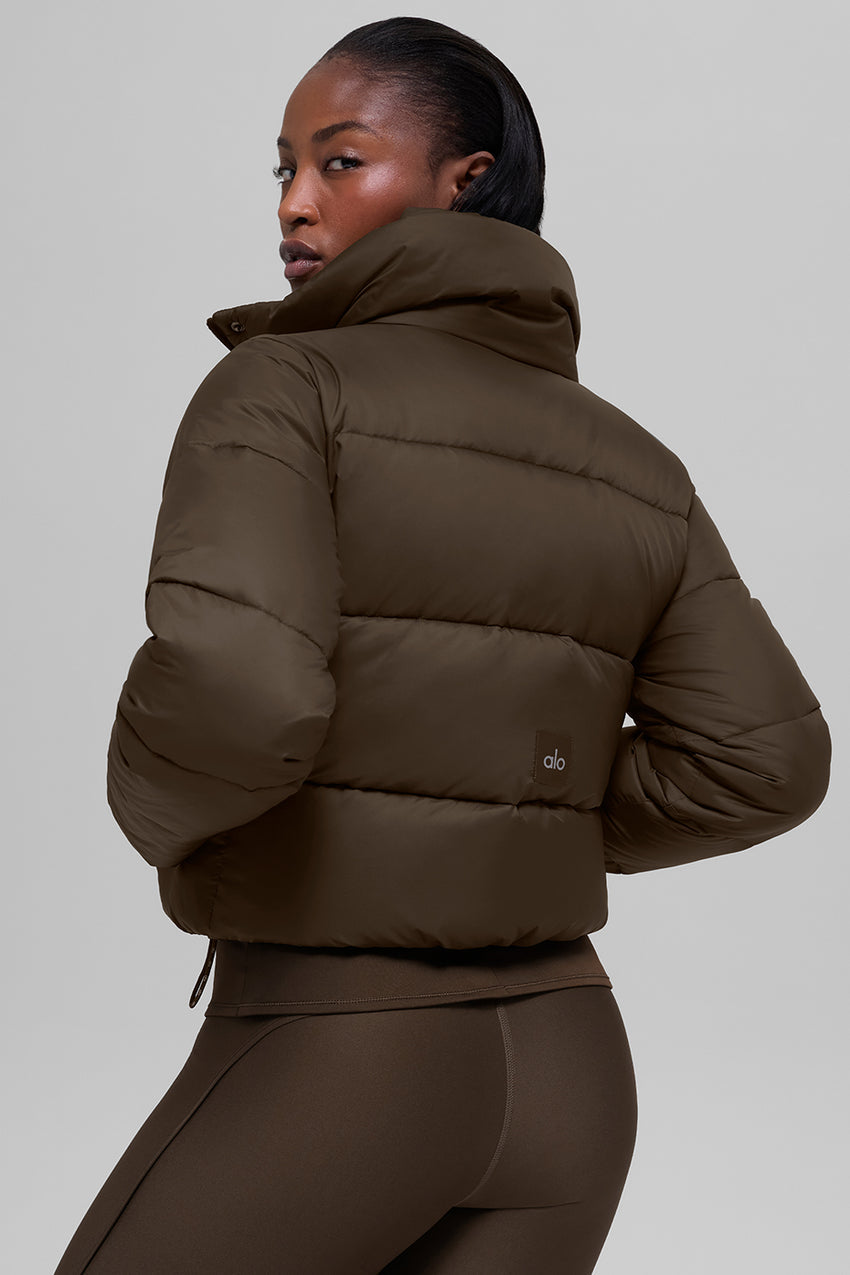 Gold Rush Puffer - Espresso
