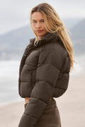 Gold Rush Puffer - Espresso