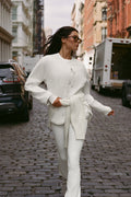 Polar Fleece Take Note Jacket - Ivory