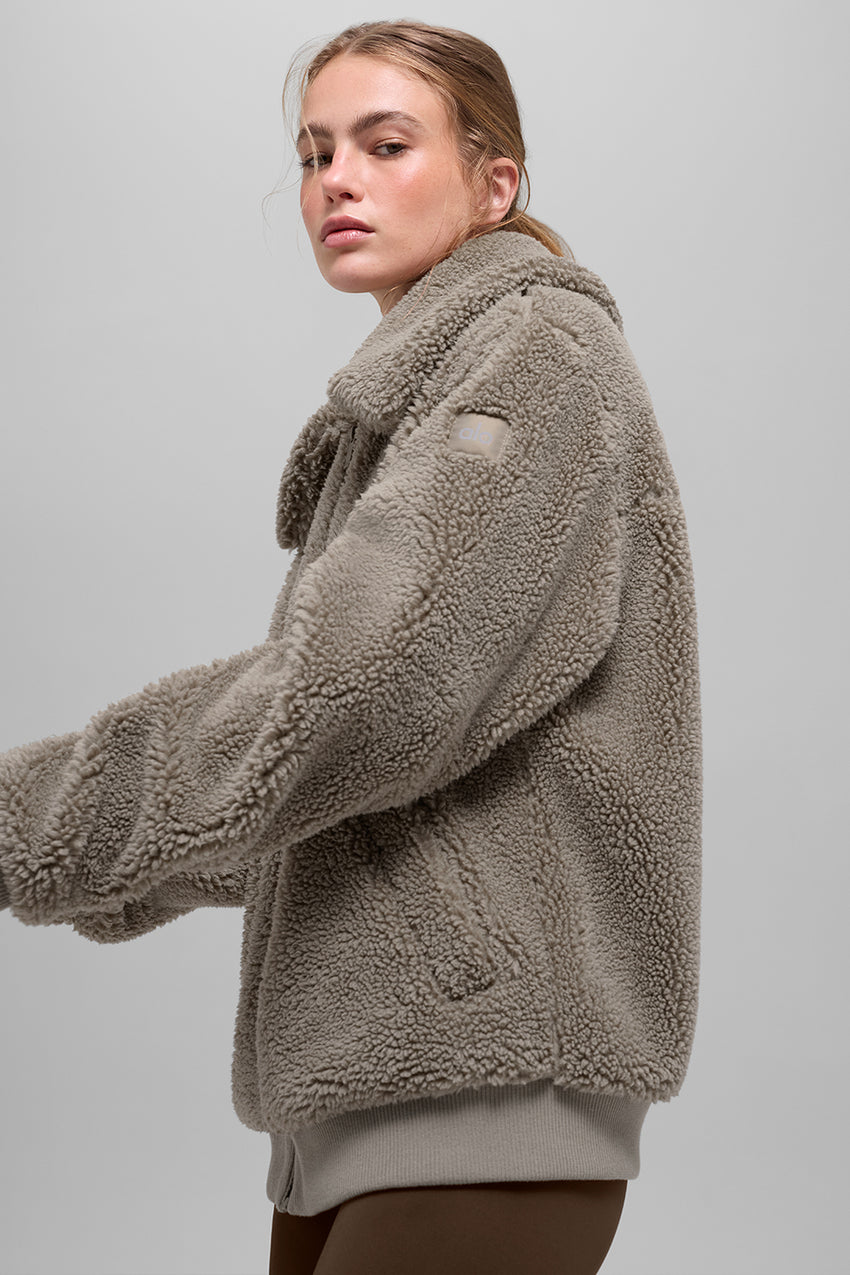Sherpa Downtown Jacket - Light Cocoa