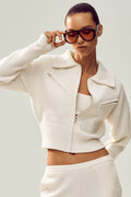 Cashmere Radiate Jacket - Ivory