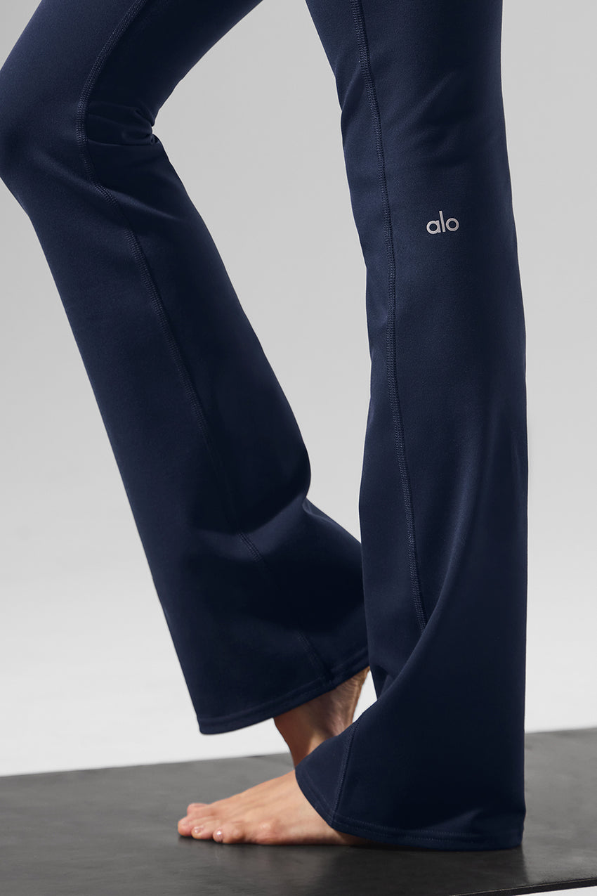 Airbrush High-Waist Bootcut Legging (Regular) - Navy