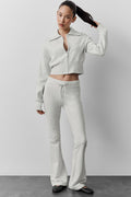 Sway Bootcut Sweatpant - White Heather