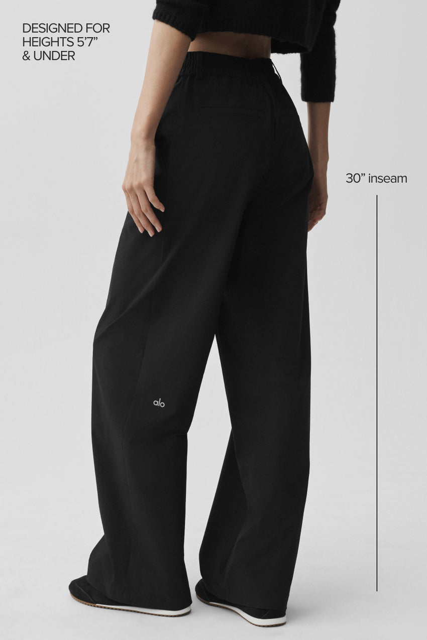 High-Waist Pursuit Trouser (Regular) - Black