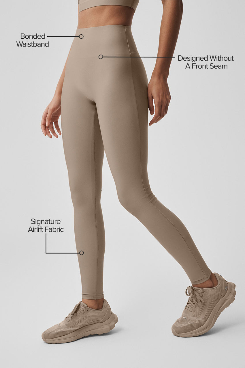 Airlift High-Waist Sleek Legging - Gravel