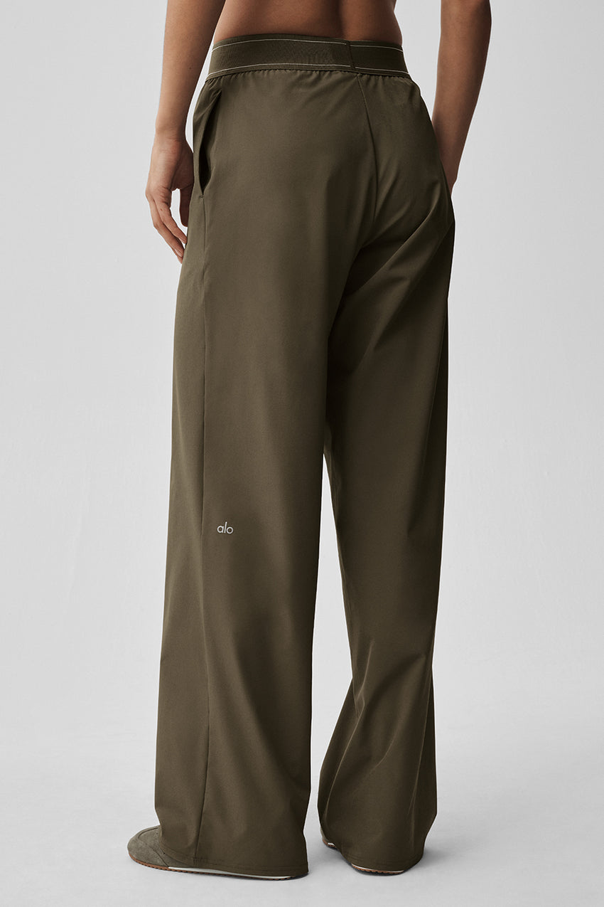 Suit Up Trouser (Long) - Olive Tree