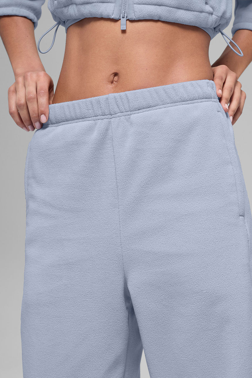 Polar Fleece High-Waist Retreat Jogger - Winter Frost