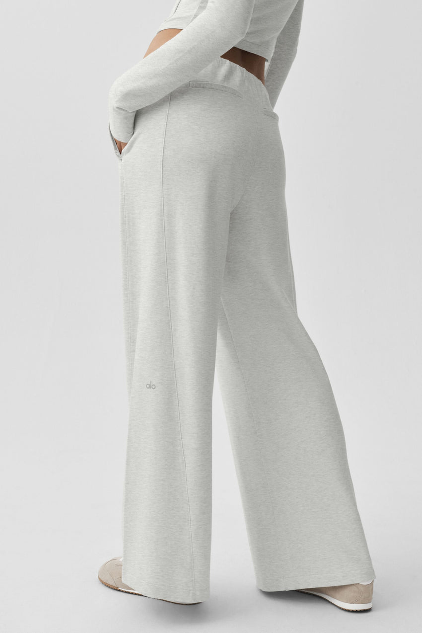 Sway Mid-Rise On The Go Pant - White Heather