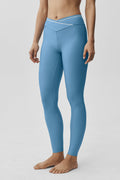 Airlift High-Waist Trifecta Legging - California Blue/White