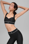 Airlift Alignment Bra - Black/White