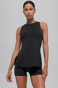 ALO Softsculpt Precision Full Length Bra Tank - Black